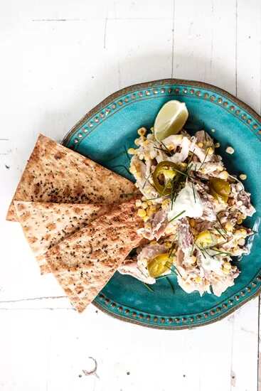 Chicken And Corn Nachos