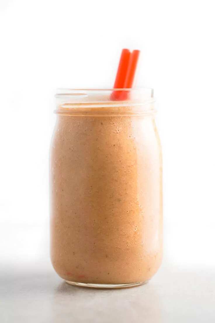 How to make Strawberry, Orange, Pineapple Smoothie Recipe