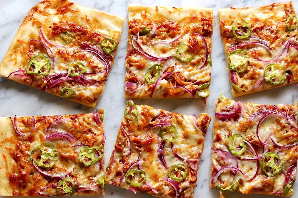 BBQ Chicken Sheet Pan Pizza
