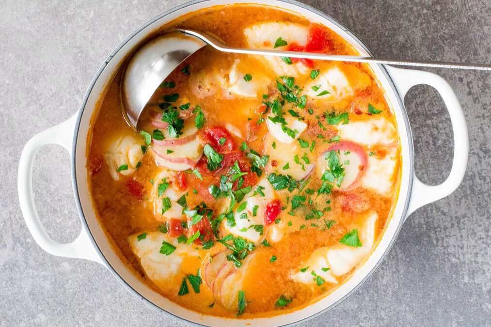 Fish Stew With Ginger And Tomatoes