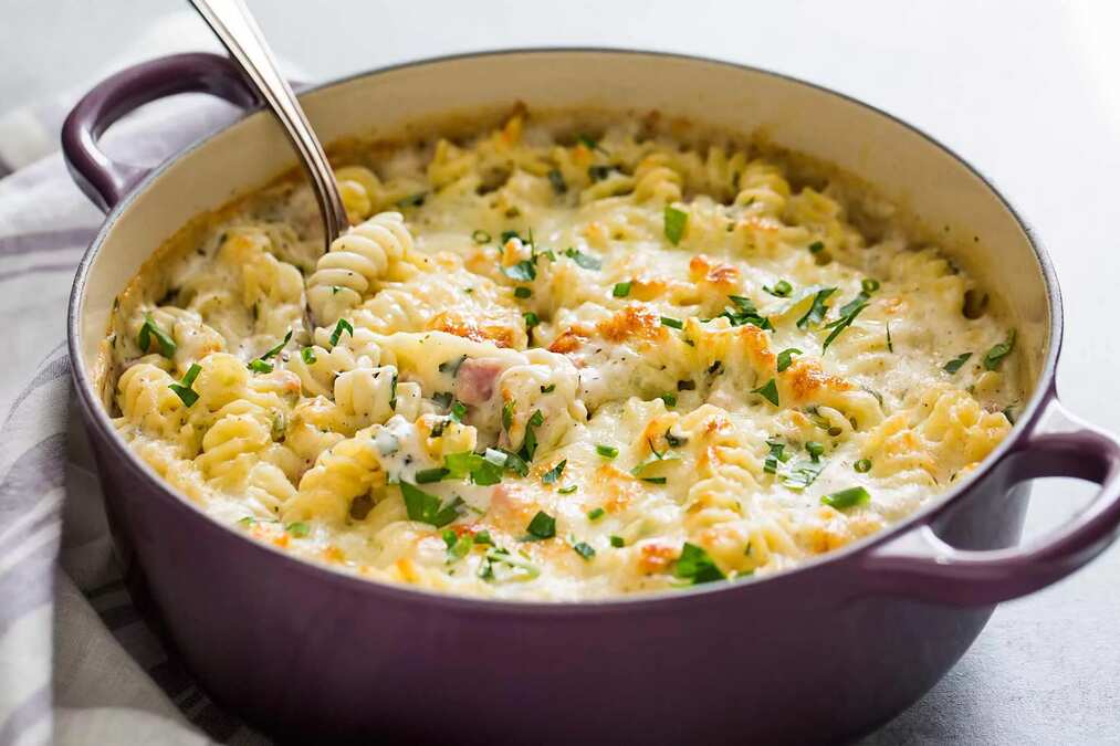 Ham And Cheese Pasta Bake