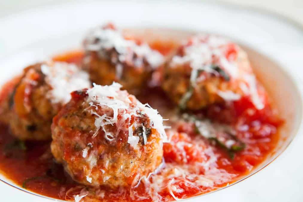 Sausage Meatballs With Ricotta In Tomato Sauce