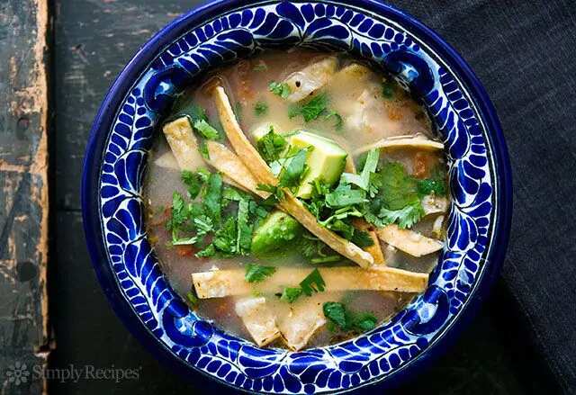 Mexican Chicken Lime Soup