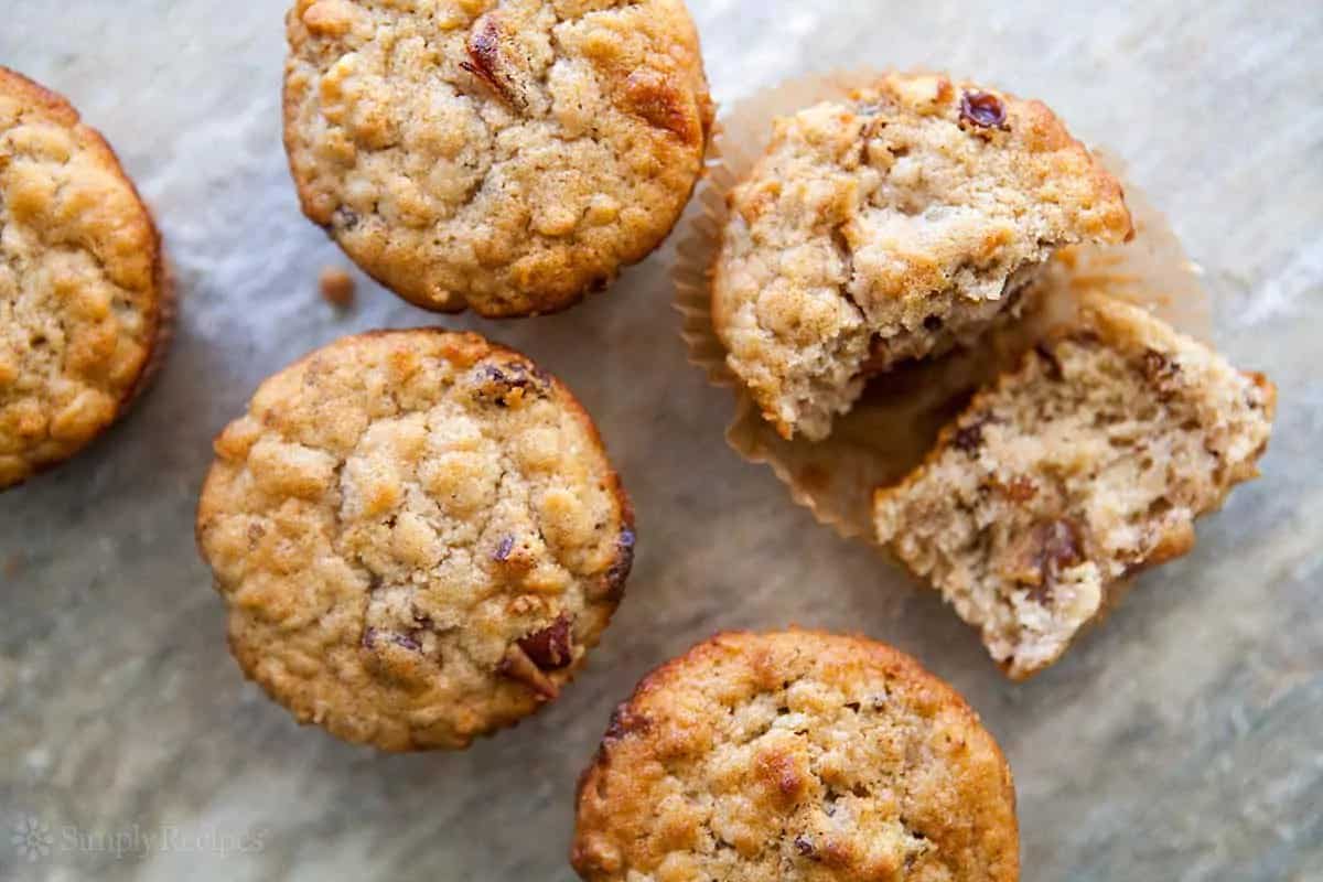How to make Oatmeal Muffins With Raisins, Dates, And Walnuts Recipe