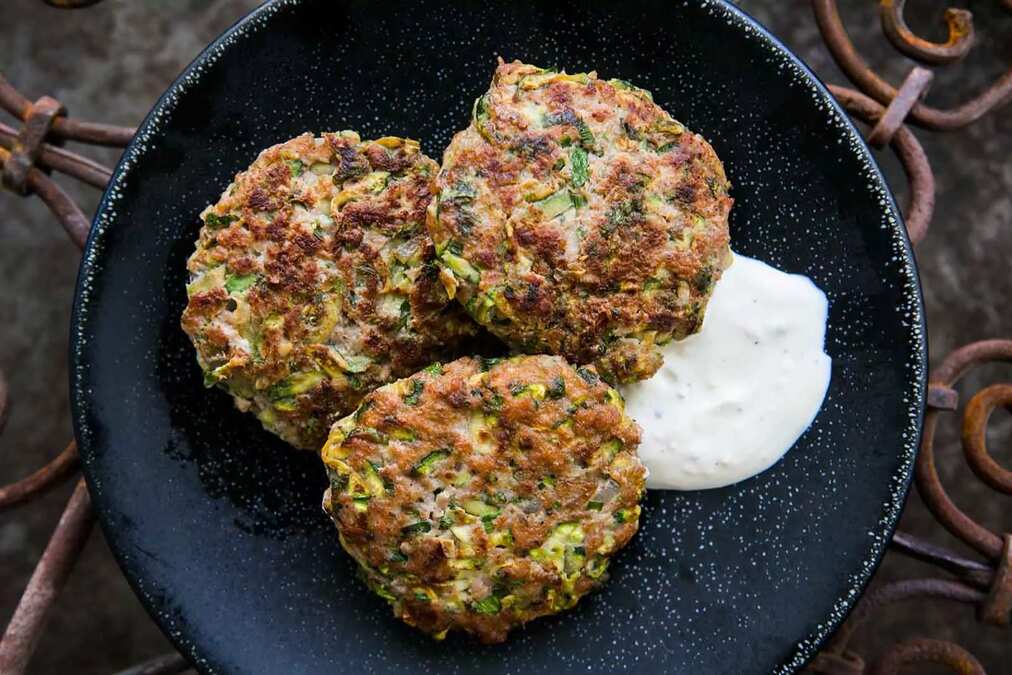 Spicy Turkey And Zucchini Burger