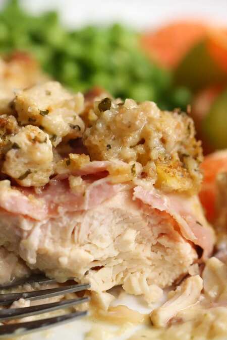 Slow Cooker Chicken Cordon Bleu
