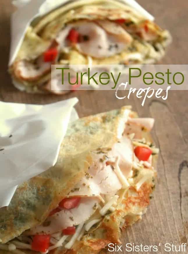 How to make Turkey Pesto Crepes Recipe
