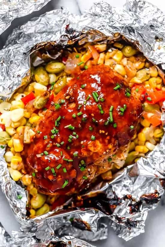 How to make Campfire Dinner Meatloaf Foil Packets Recipe