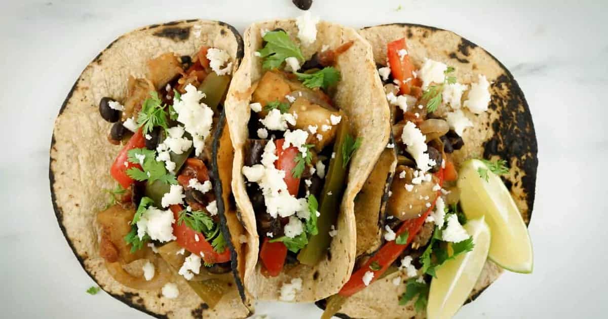 How to make Baked Eggplant Fajitas Recipe