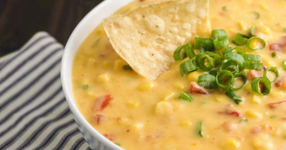Spicy Cheddar Corn Dip