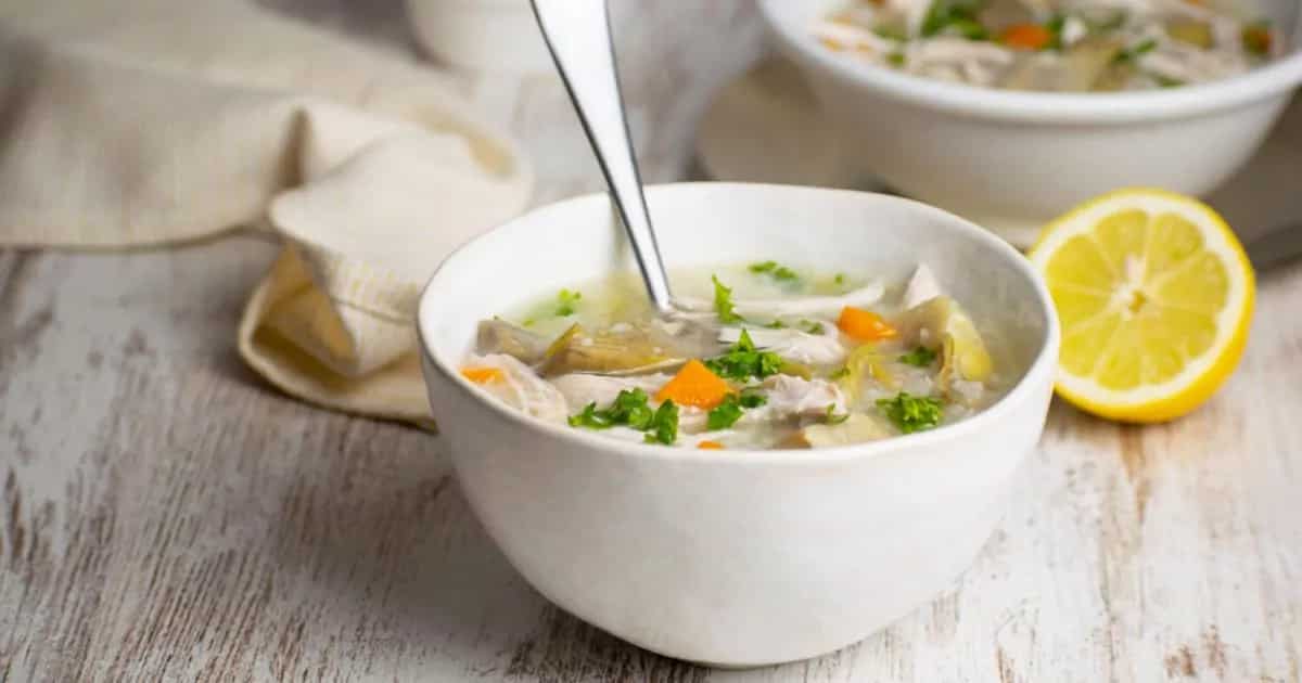 How to make Slow Cooker Lemon Chicken Artichoke Soup Recipe