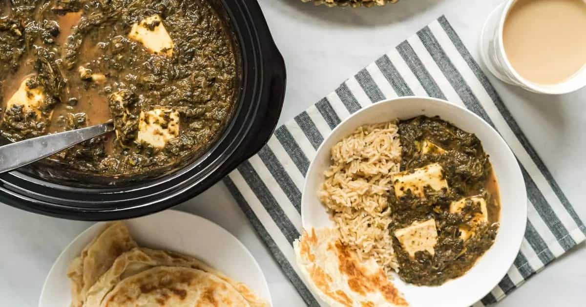 How to make Slow Cooker Saag Paneer Recipe