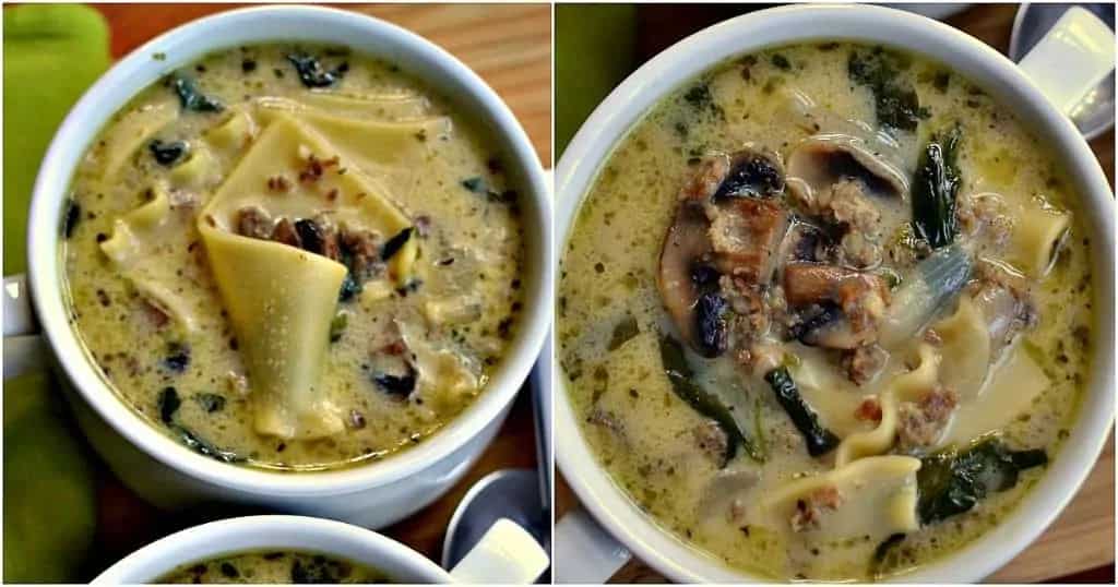 How to make Creamy Alfredo Lasagna Soup Recipe