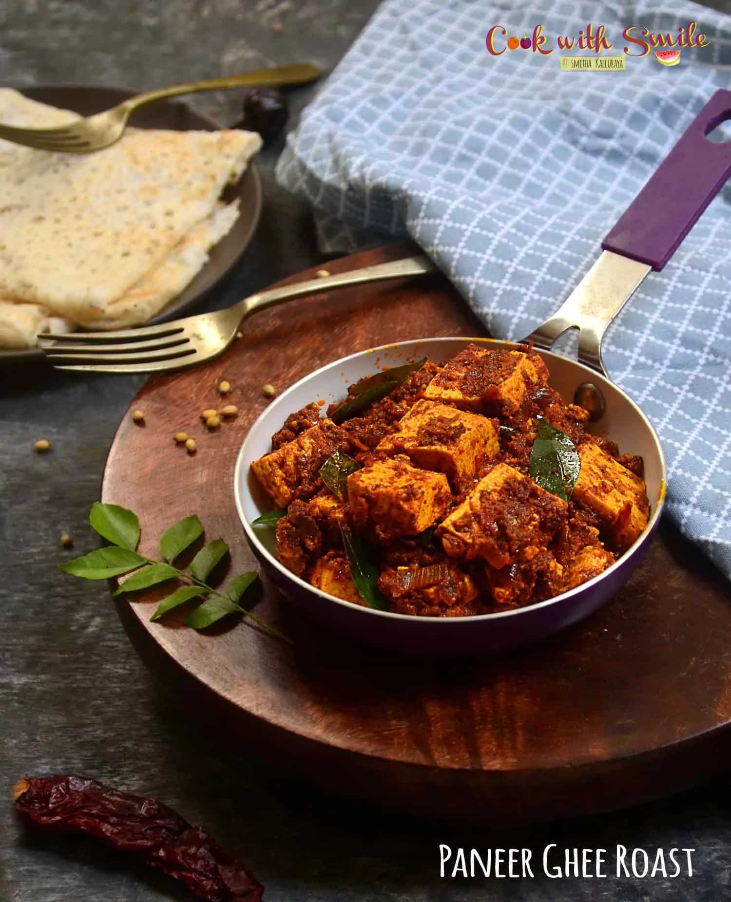 How to make Paneer Ghee Roast Recipe