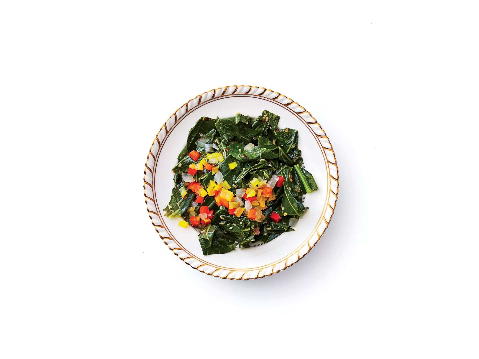 How to make Garlicky Collard Greens With Confetti Chowchow Recipe