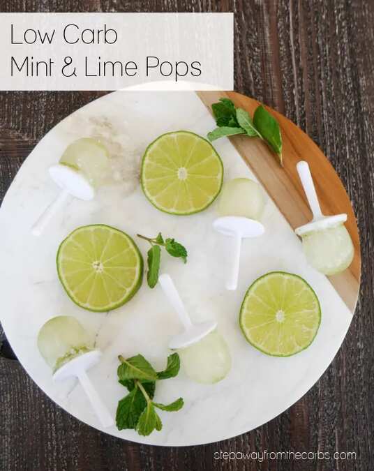 Mint And Lime Pops