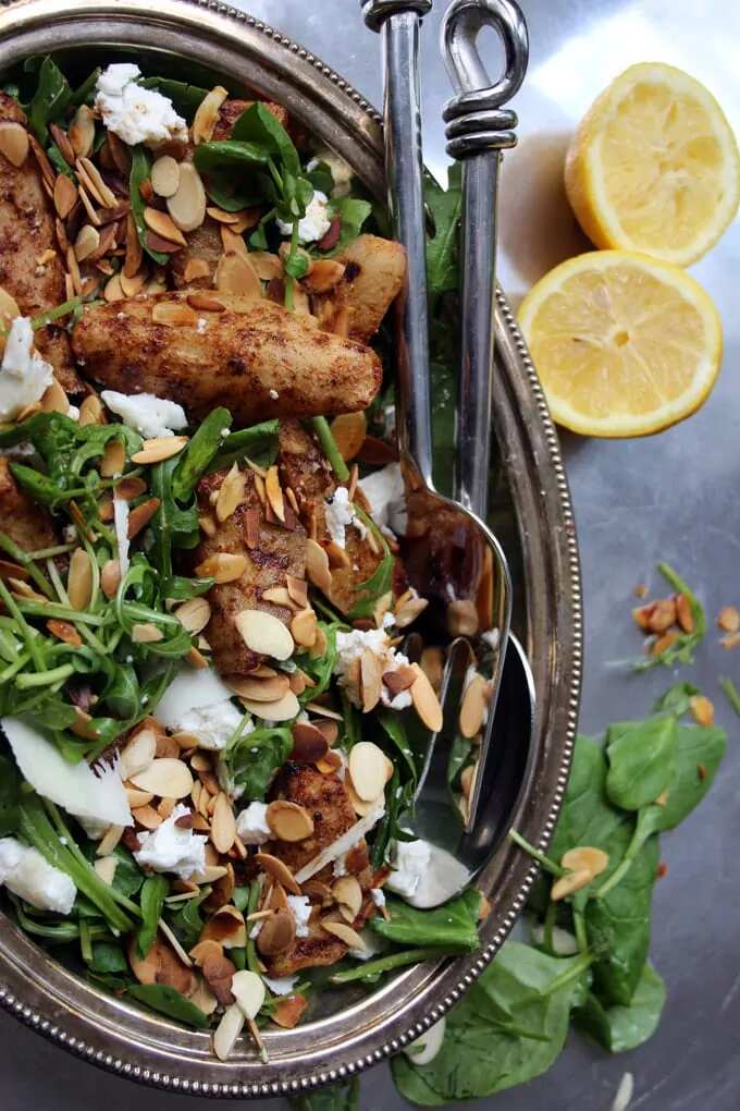 How to make Spiced Pear And Goat Cheese Salad Recipe