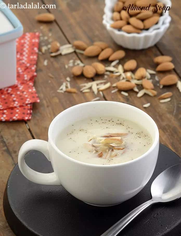 How to make Almond Soup, Badam Soup, Badam Ka Soup Recipe