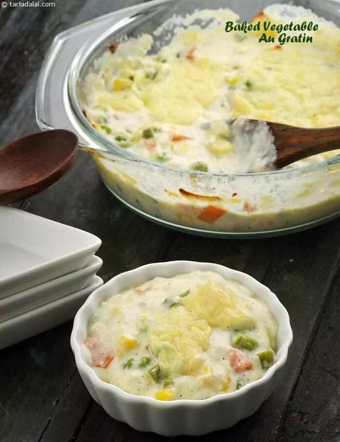 How to make Baked Vegetable Au Gratin Recipe