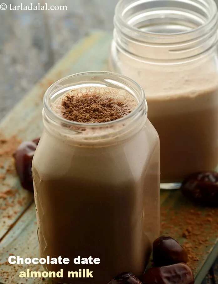 How to make Chocolate Date Almond Milk Recipe