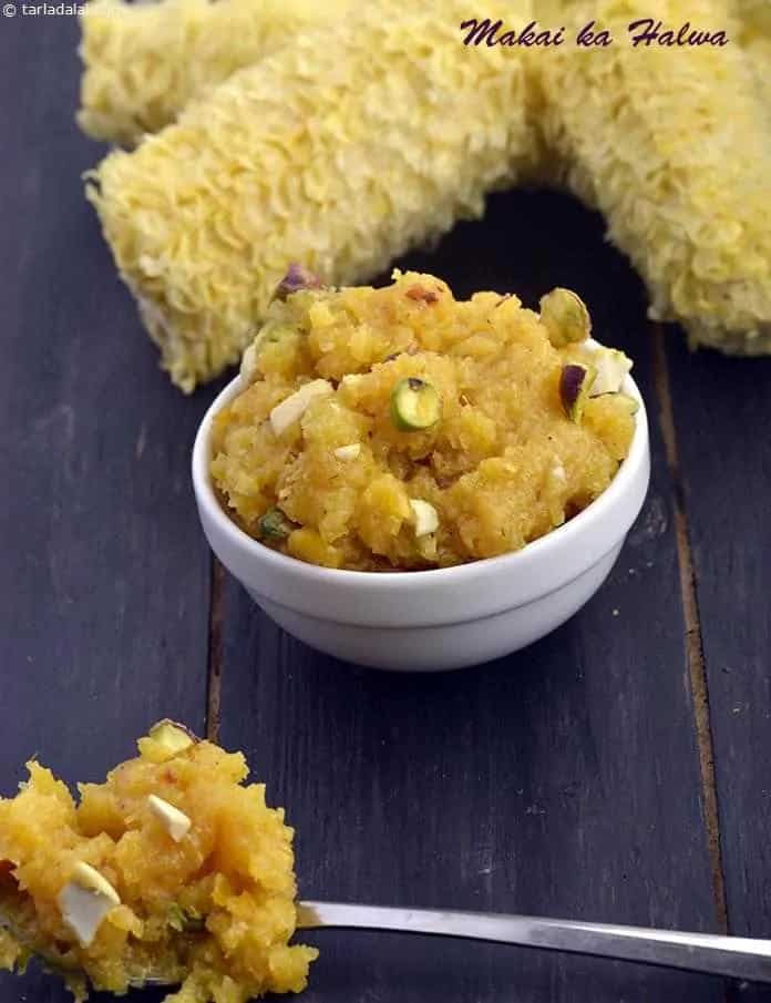 How to make Makai Ka Halwa Recipe