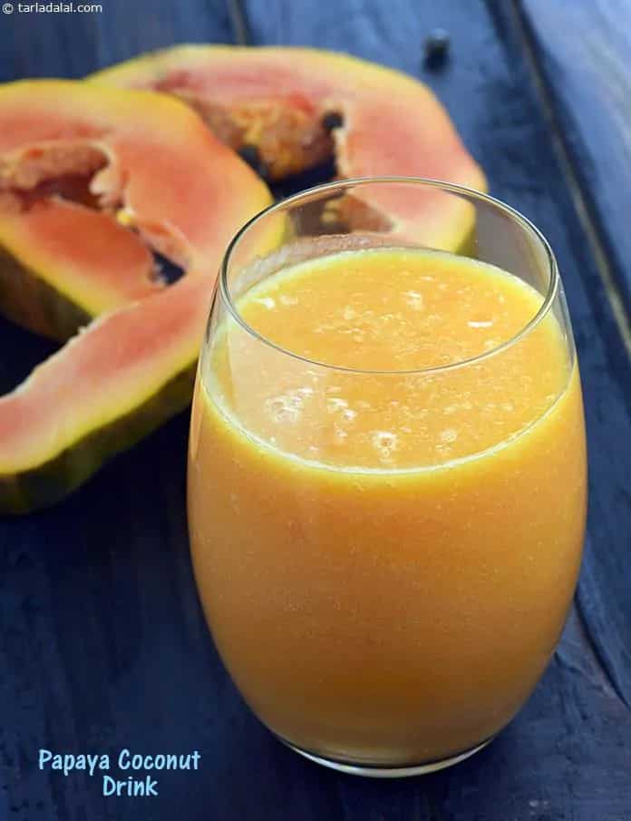 How to make Papaya Coconut Drink Recipe