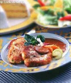 How to make Smoked Cottage Cheese Patties With Curry Sauce Recipe