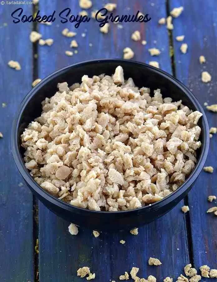How to make Soaked Soya Granules Recipe