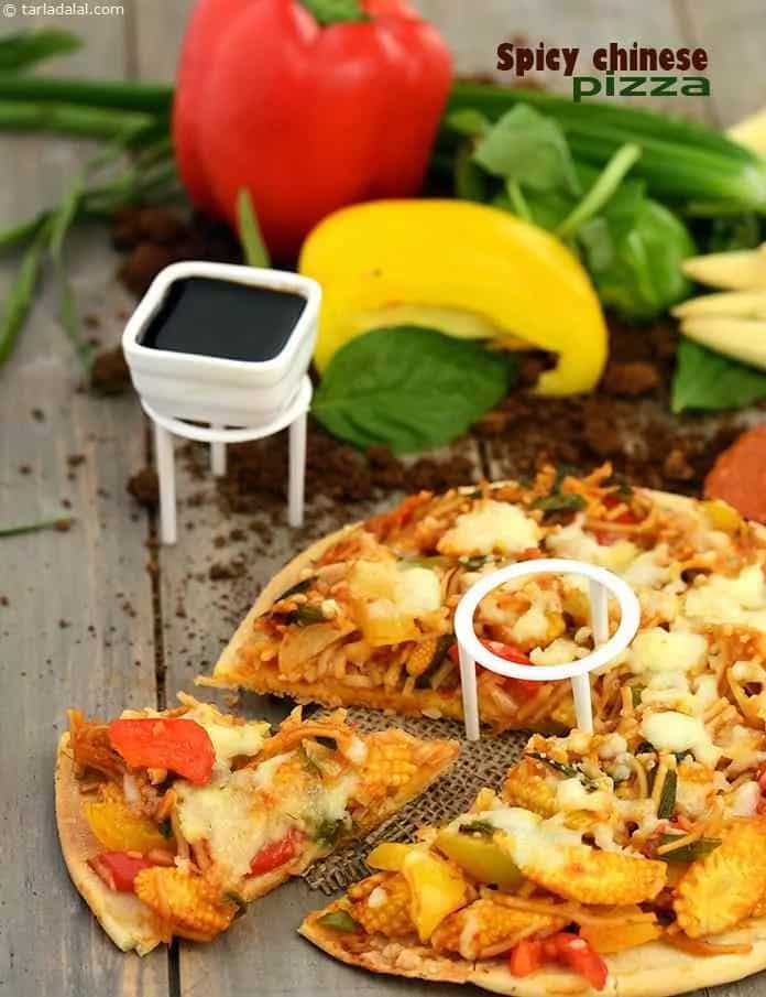 How to make Spicy Chinese Pizza Recipe