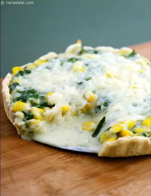 How to make Spinach And Corn Quiche Recipe