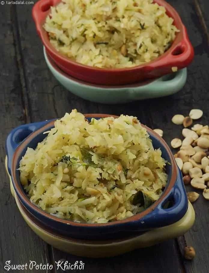 How to make Sweet Potato Khichdi Recipe