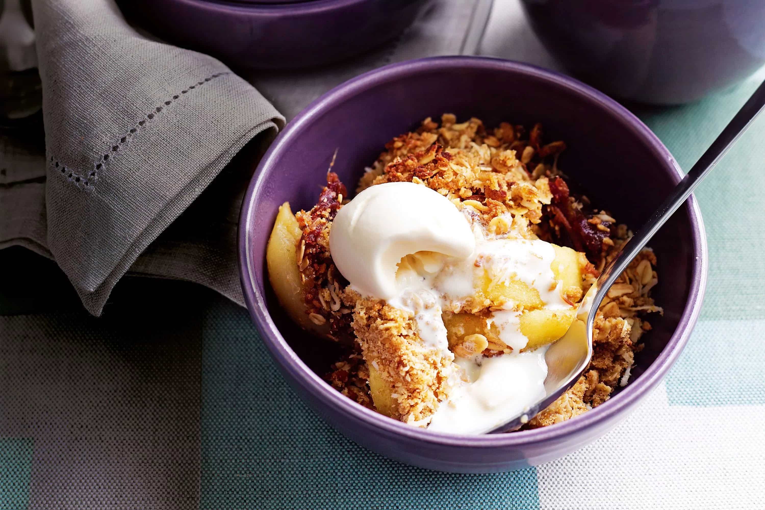How to make Apple And Date Crumble Recipe