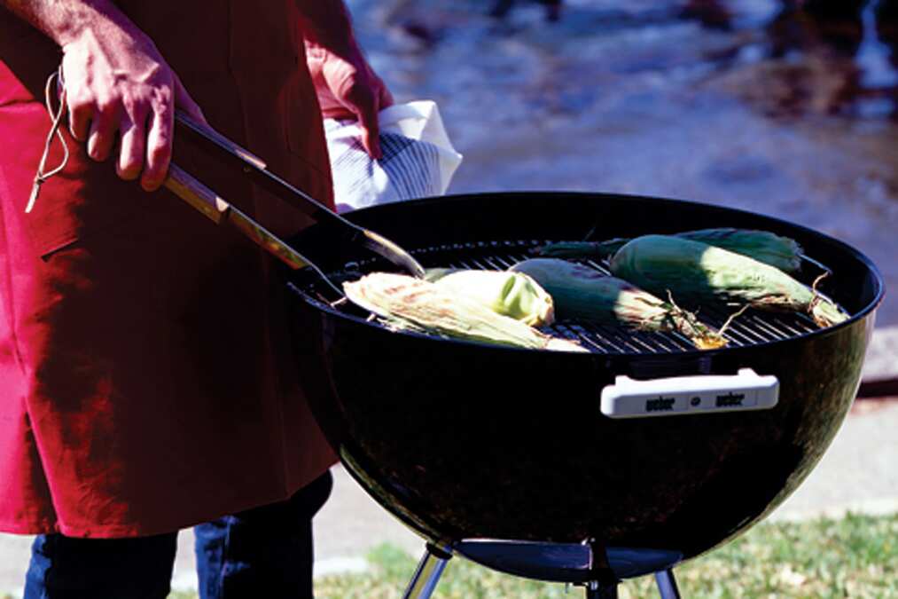 Barbecued Corn With Paprika And Almond Butter