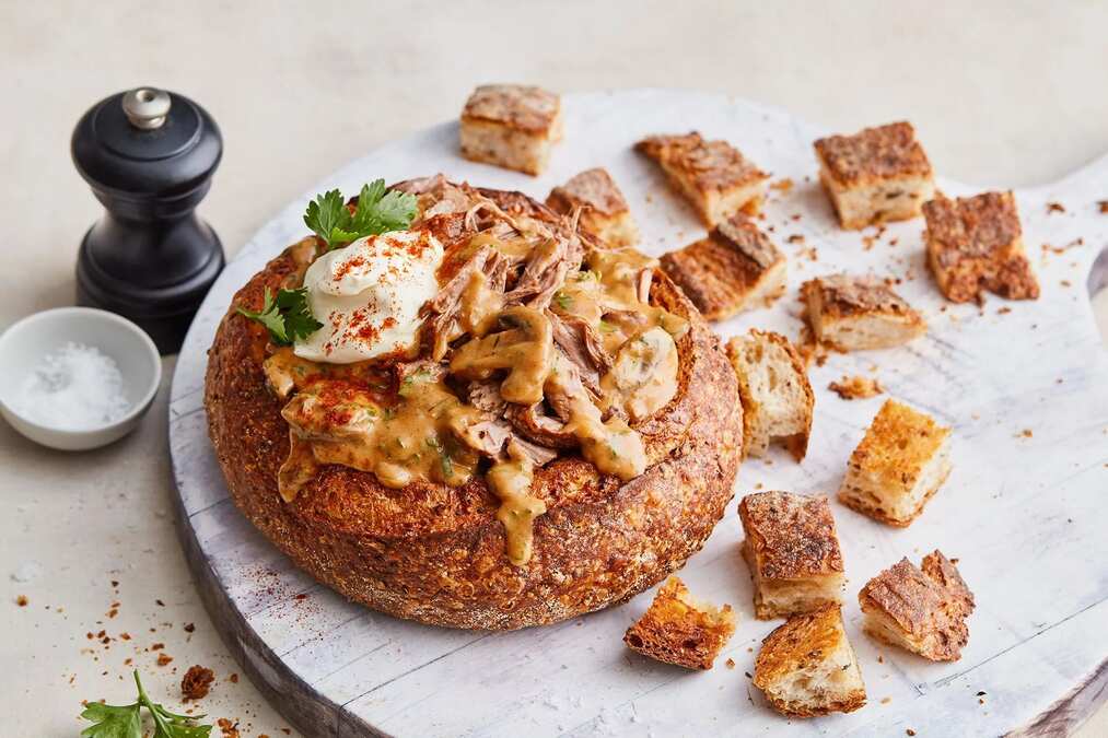 Beef Stroganoff Cob Loaf