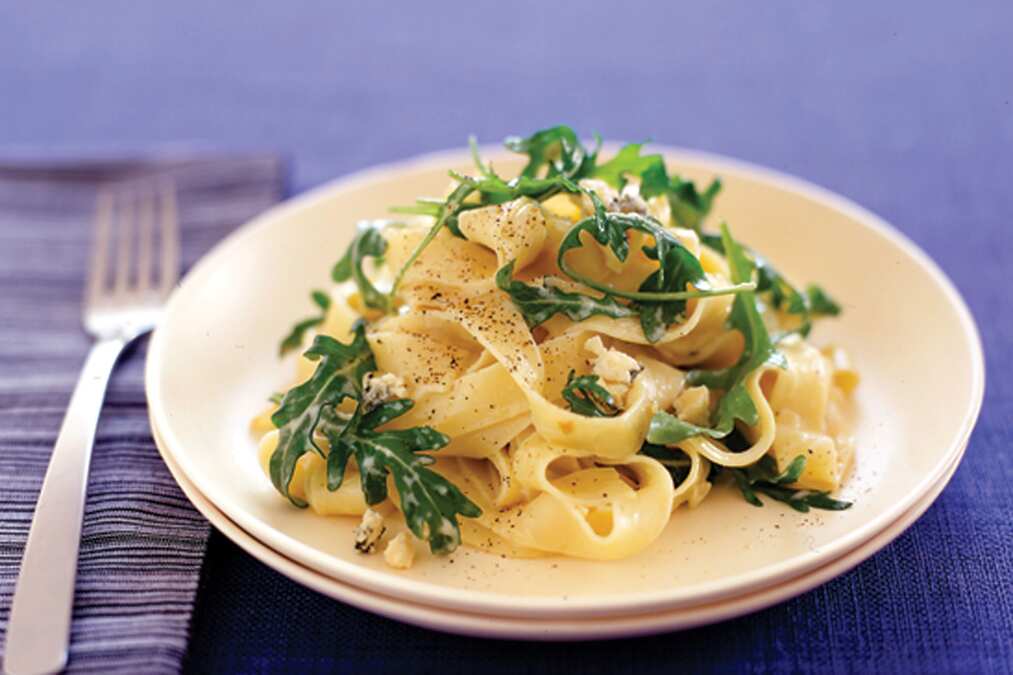Blue Cheese And Rocket Tagliatelle