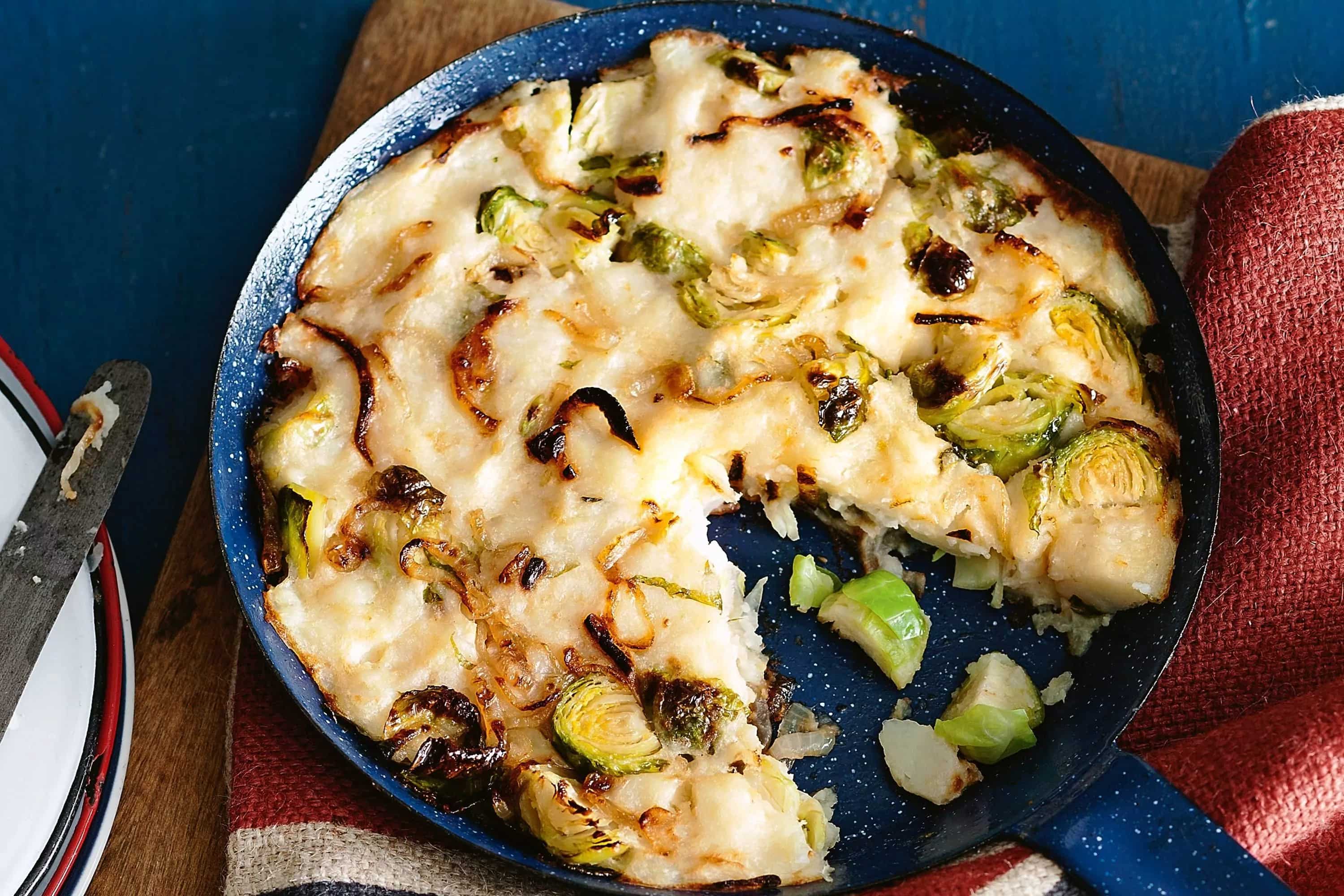 How to make Brussels Sprouts And Horseradish Bubble 'n' Squeak Recipe
