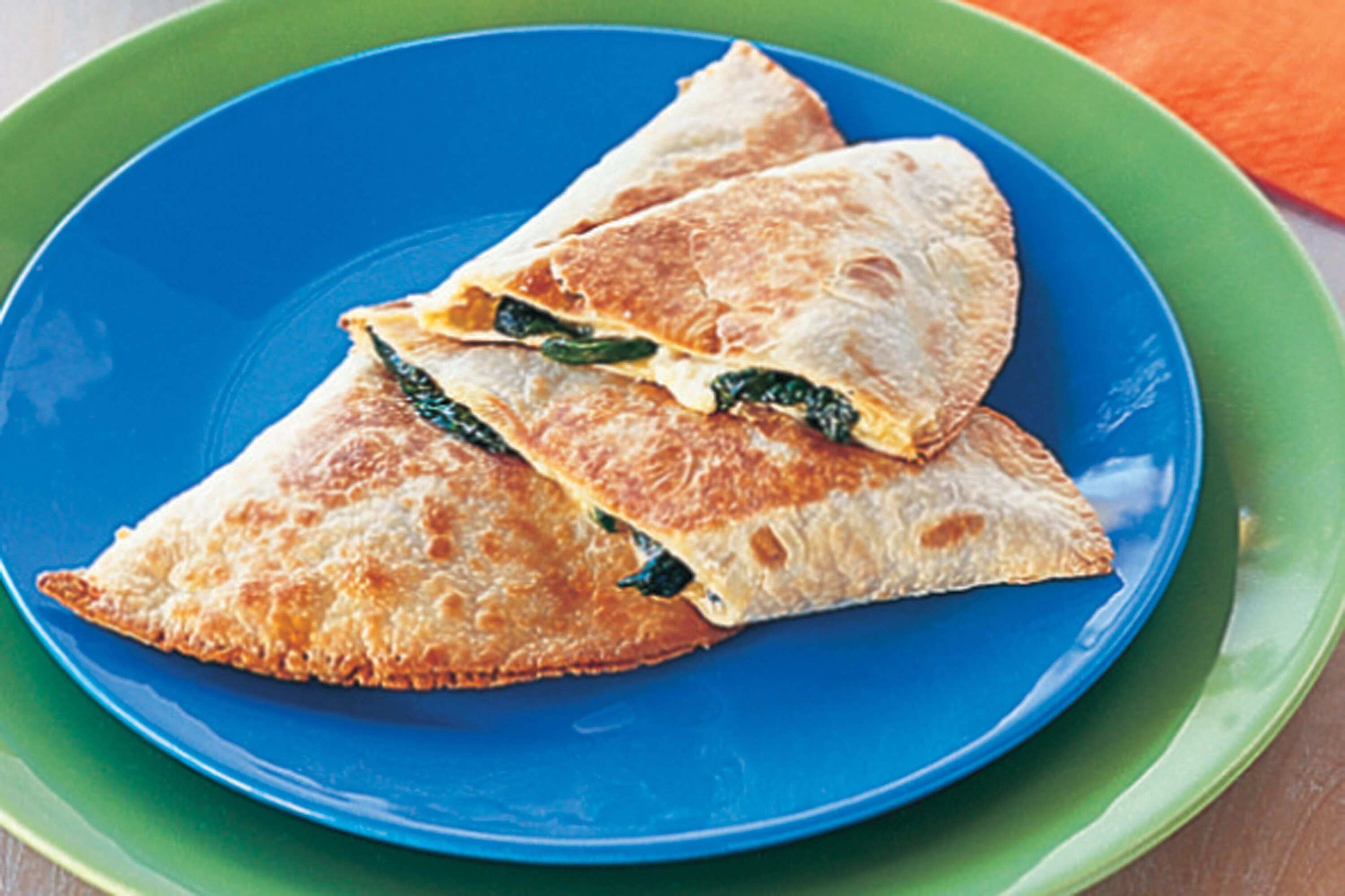 How to make Cheese And Spinach Quesadillas Recipe