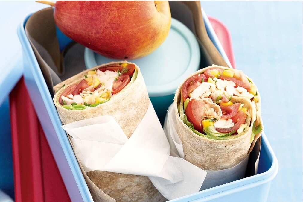 Chicken And Corn Wraps