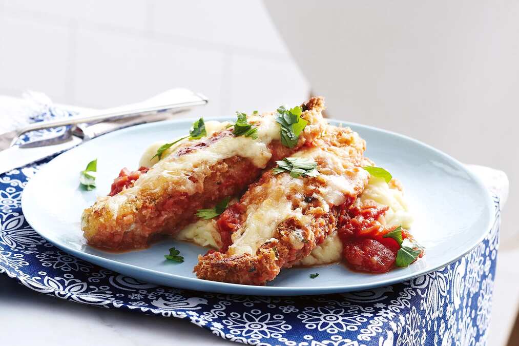 Chicken Parmigiana And Creamy Mash