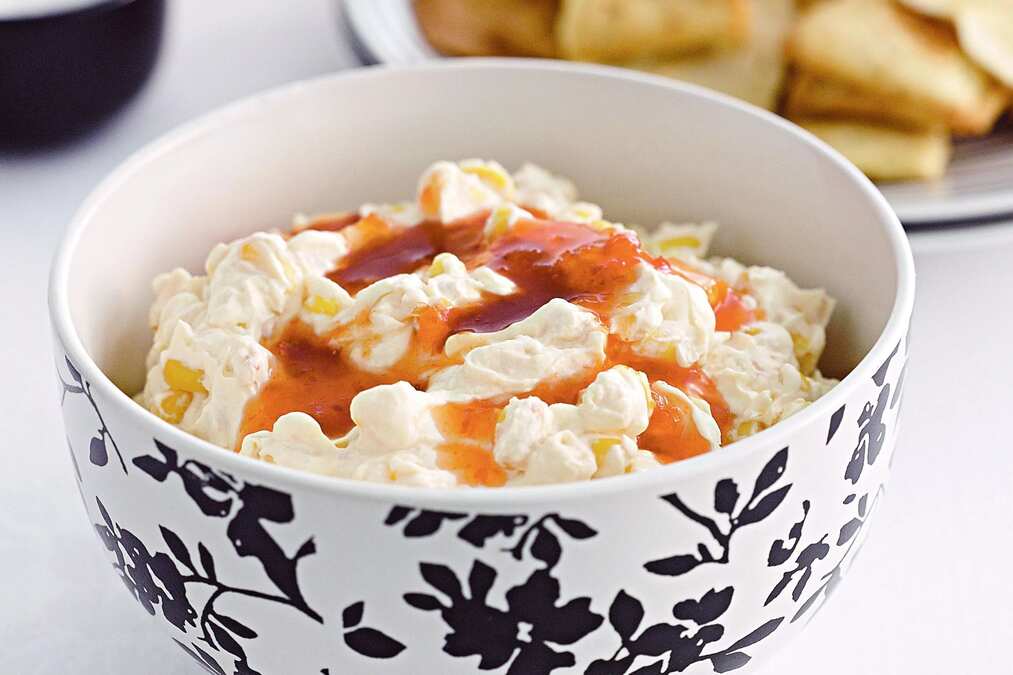 Chilli Corn Dip With Pita