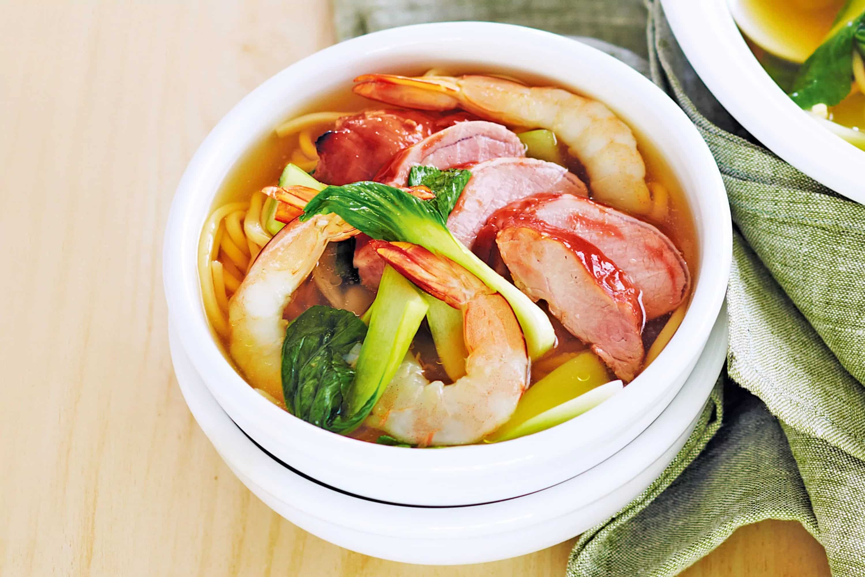 How to make Chinese Combination Noodle Soup Recipe