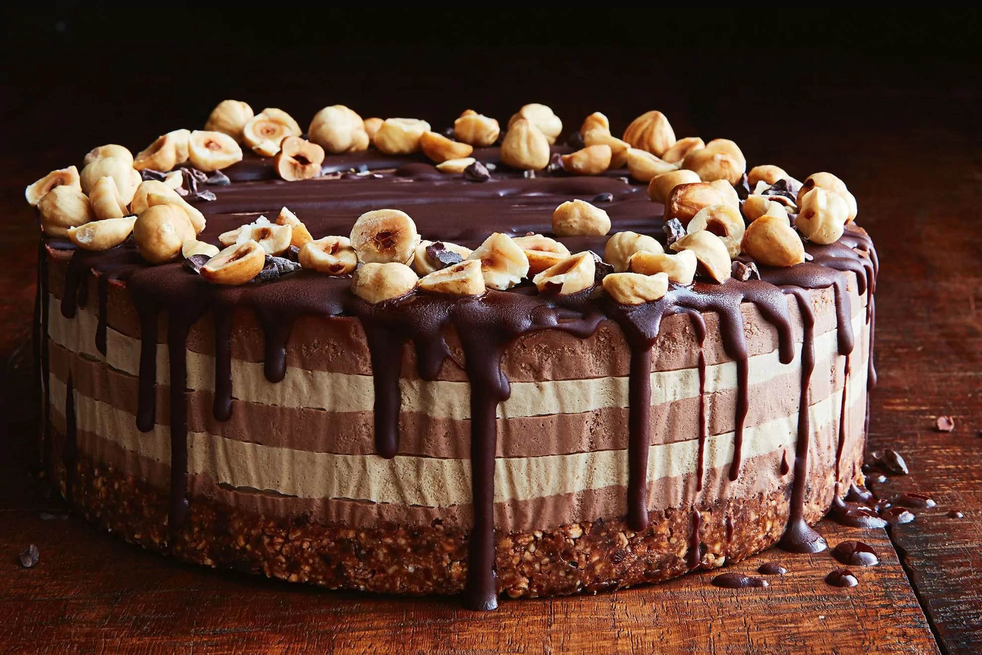 How to make Chocolate Hazelnut Vegan 'cheesecake' Recipe