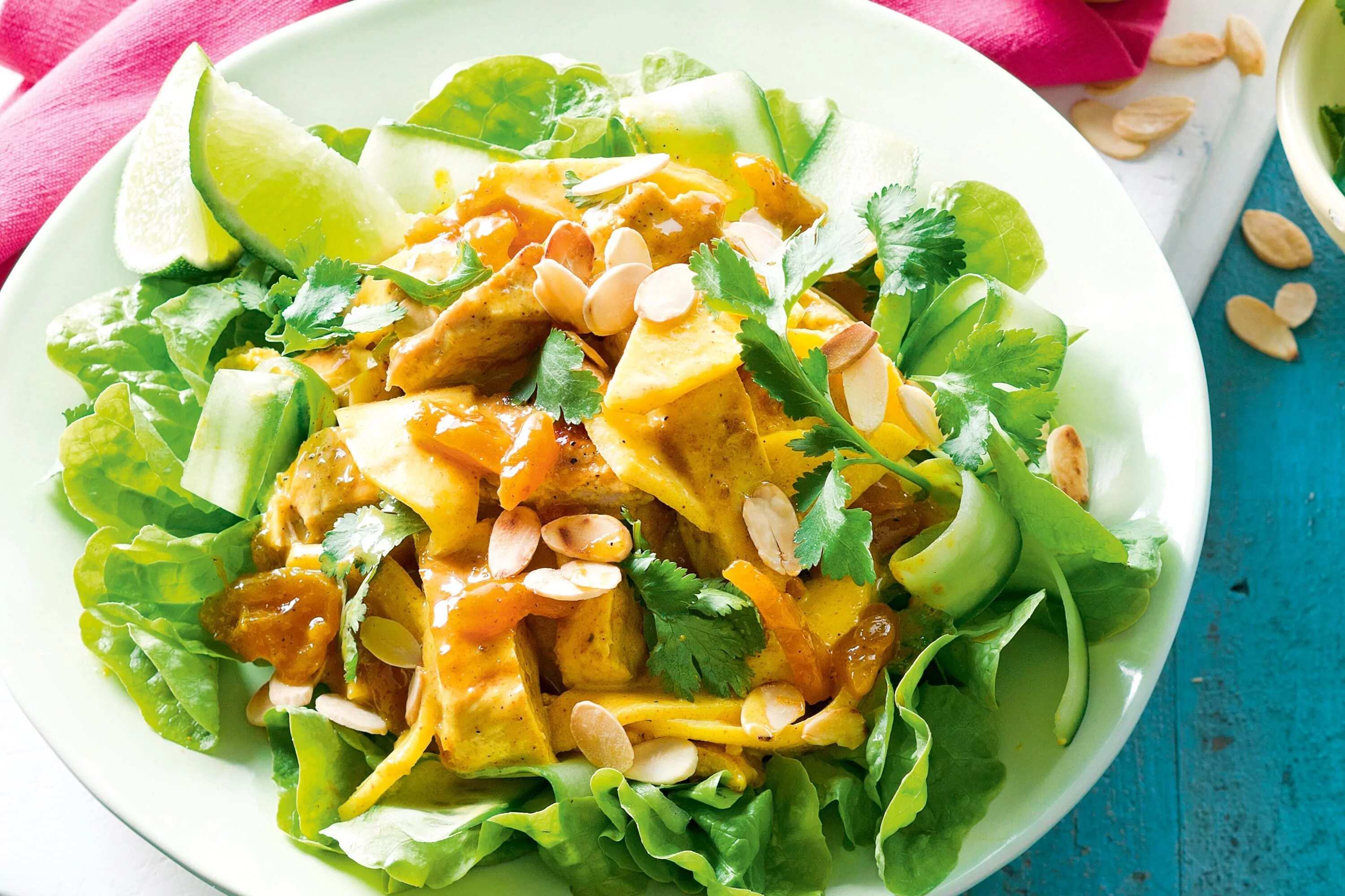 How to make Coronation Chicken And Mango Salad Recipe