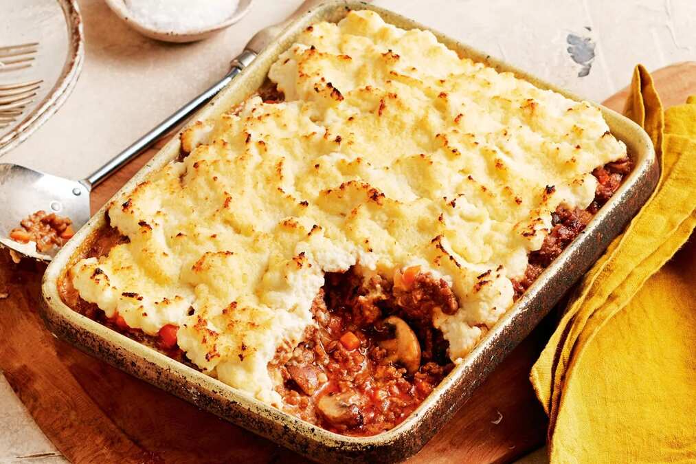 Cottage Pie With Cauliflower Mash