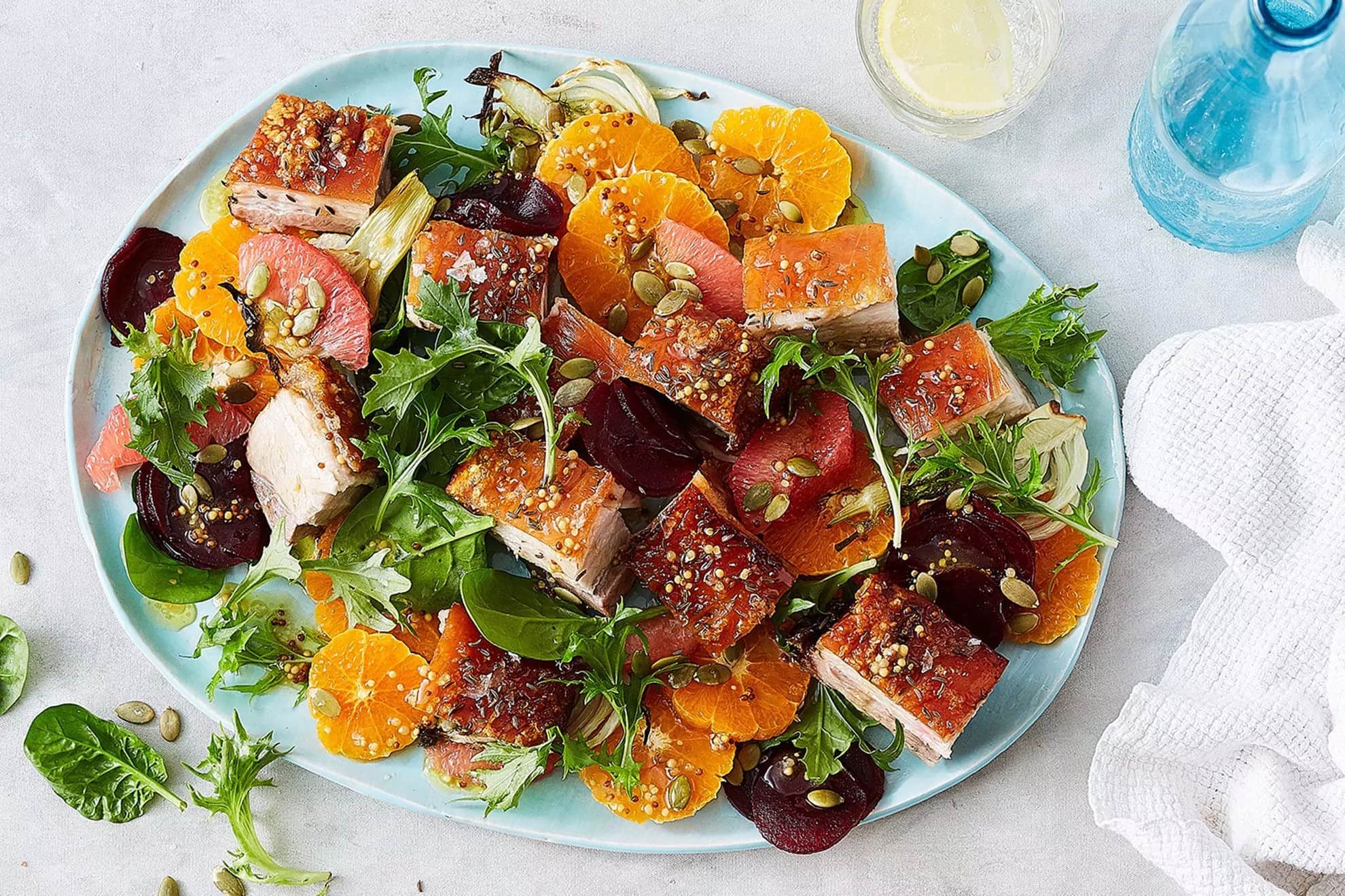 How to make Crispy Pork Belly Salad Recipe