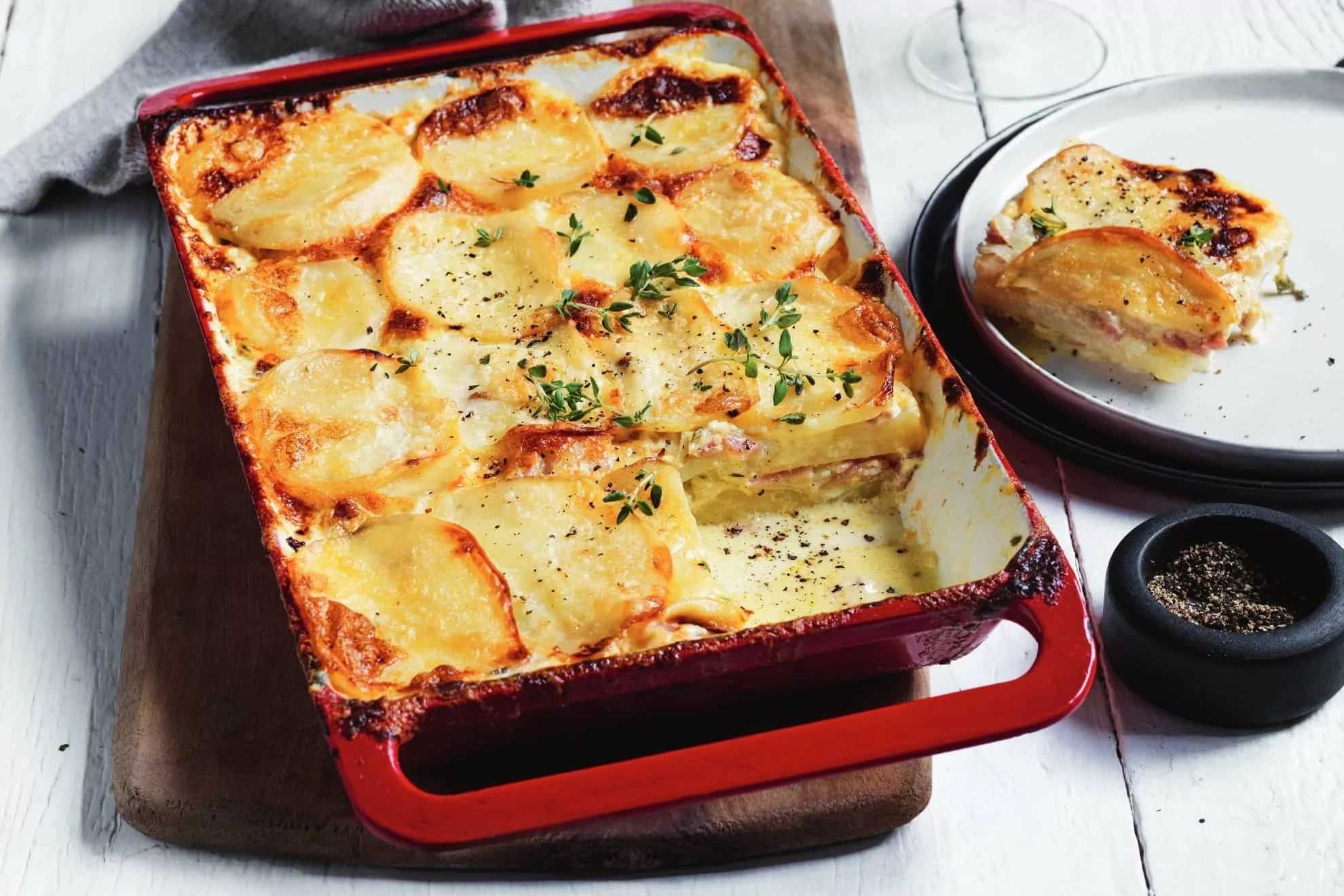 How to make Ham And Leek Potato Gratin Recipe