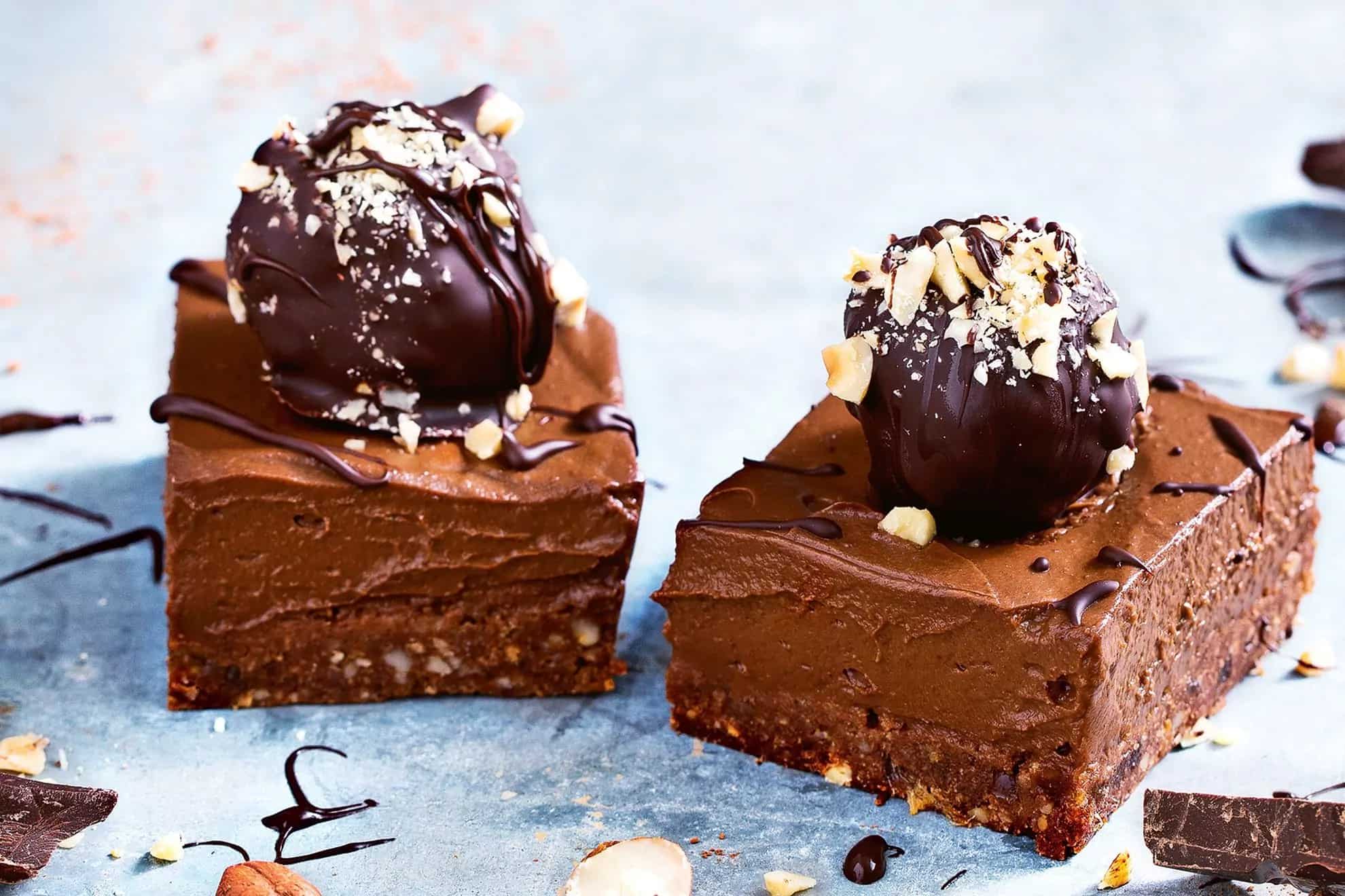 Fererro Rocher Inspired How to make Healthy Ferrero Rocher-inspired Slice Recipe