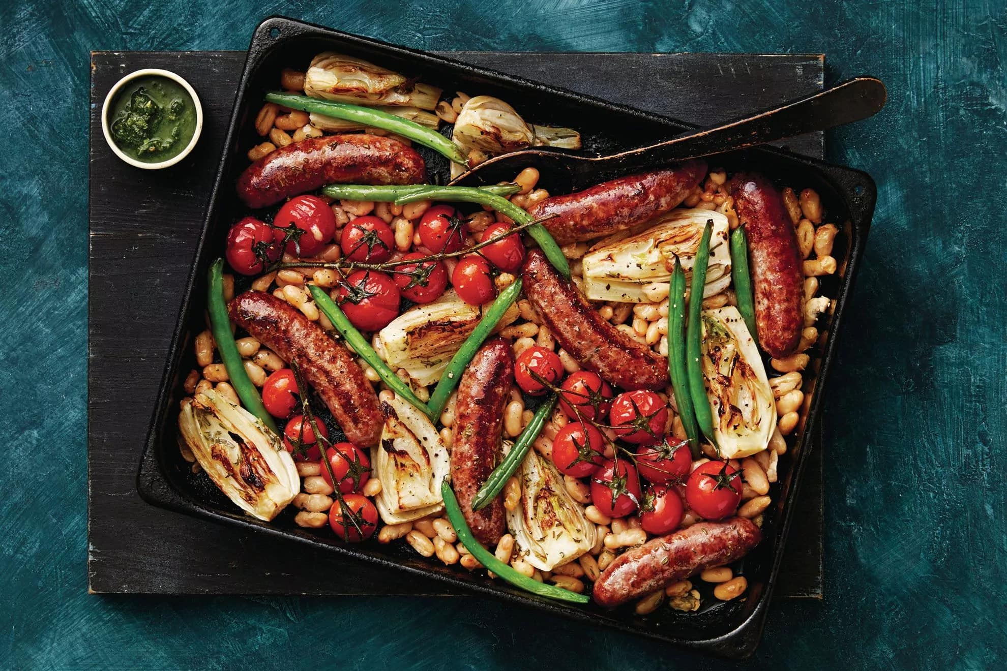 How to make Italian Fennel And Sausage Tray Bake Recipe