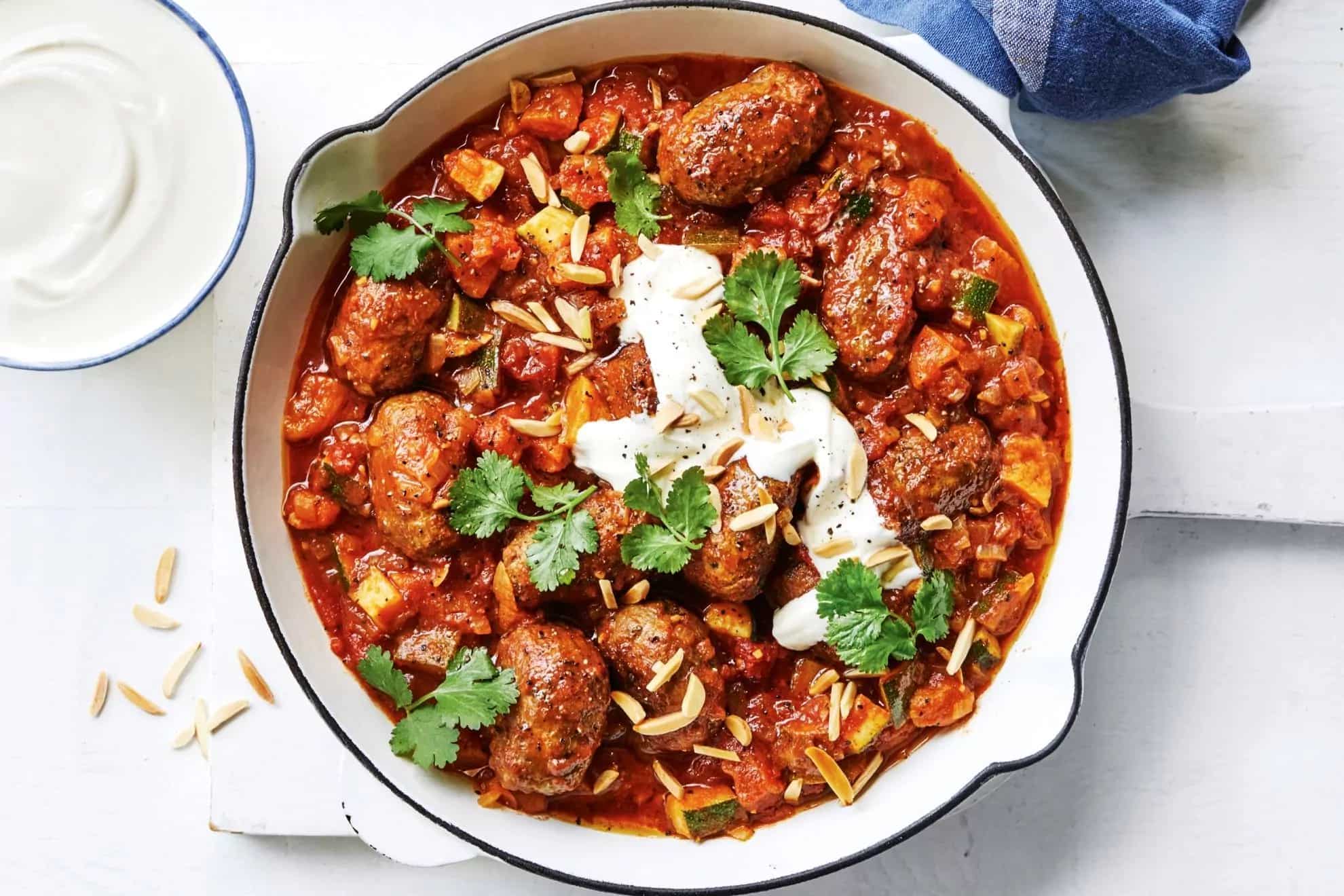 How to make Lamb Meatball And Apricot Tagine Recipe