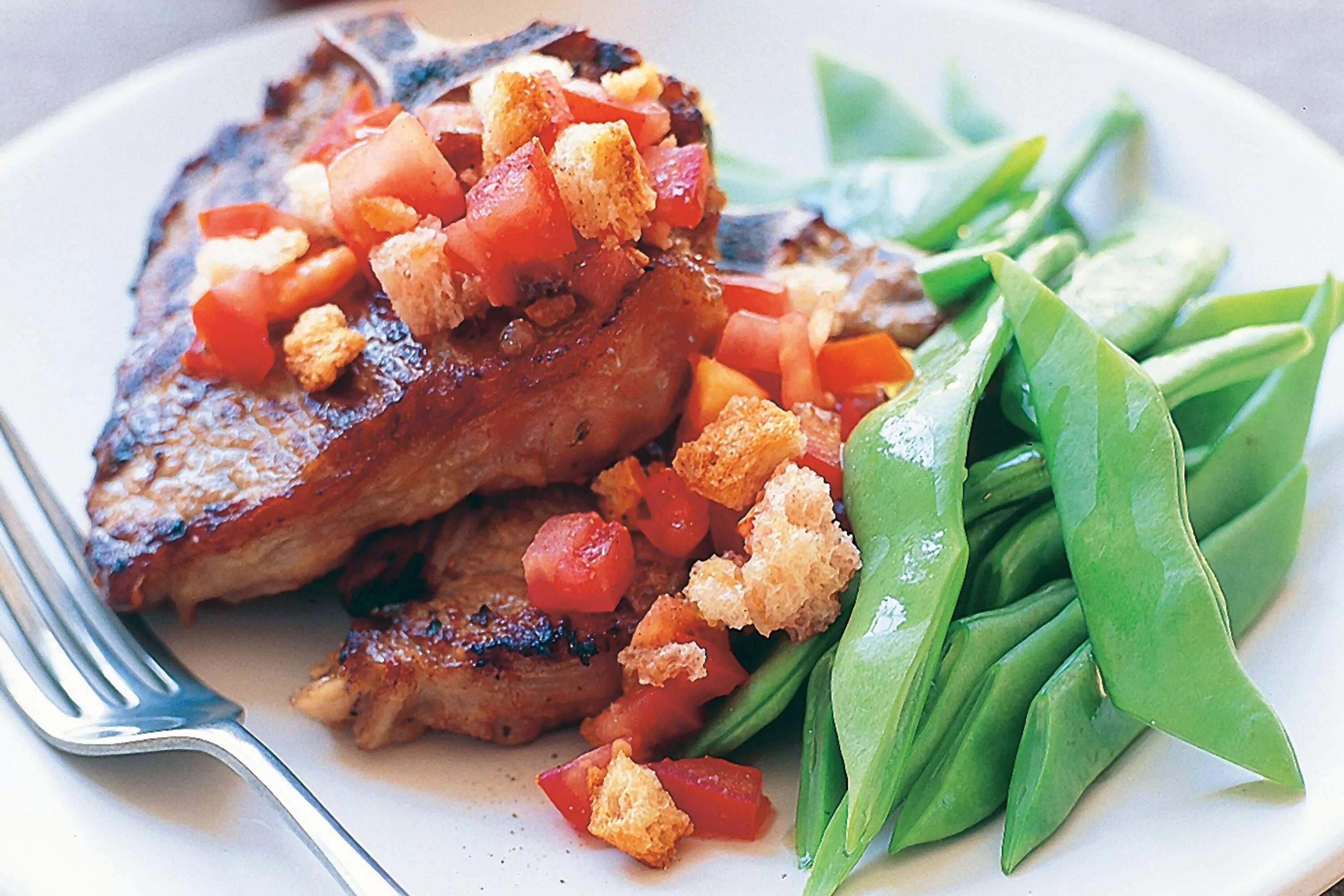 How to make Marinated Veal Tbone With Salsa Recipe